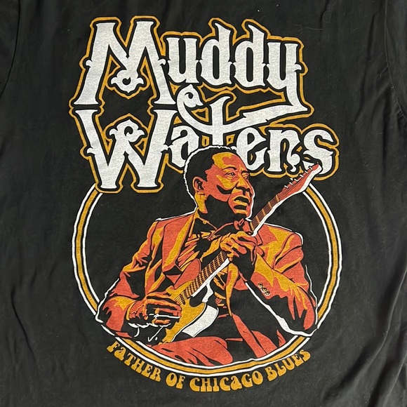 Muddy Waters- Father of Chicago Blues Tee Shirt - Picture 1 of 5